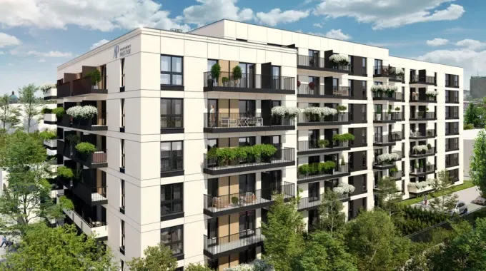 Apartment buildings – new build: Multi-family residential complex with an underground car park, technical infrastructure and parking spaces